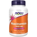 NOW 食品补充品,Niacinamide(维生素B-3)1000毫克,能源生产*,90片,白色,非白色
