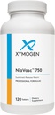XYMOGEN NiaVasc 750 - 持续释放Niacin以降低增压效应 - 支持保持健康的血脂(120个时间释放片)