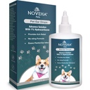 NOVEHA Pet Ear Drops, 1% Hydrocortisone → 狗和猫的Ear清洁剂, 用于Earwax 积聚, 无缝配方, 平缓痒和减少疼痛的Ear感染 60mL( 60ml (pack of 1))
