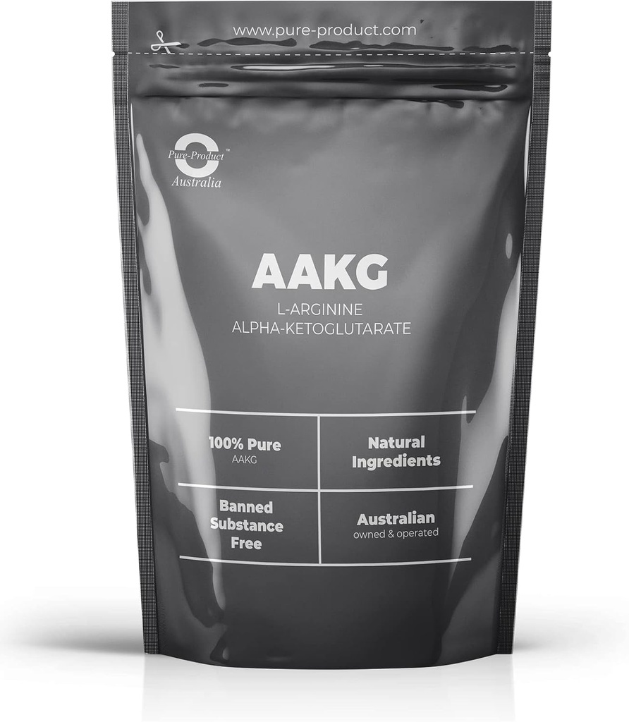 澳大利亚纯产品-L-Arginine Alpha-Ketoglutarate(AAKG) 2:1 粉末 - 1.1磅 - 蔬菜友好剂