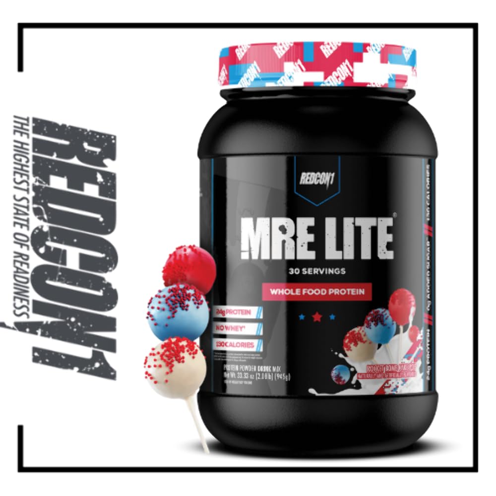Redcon1 MRE 液态全食品 低碳米替代蛋白粉 - 火箭炸弹蛋糕 Pop (2.11升/30升)