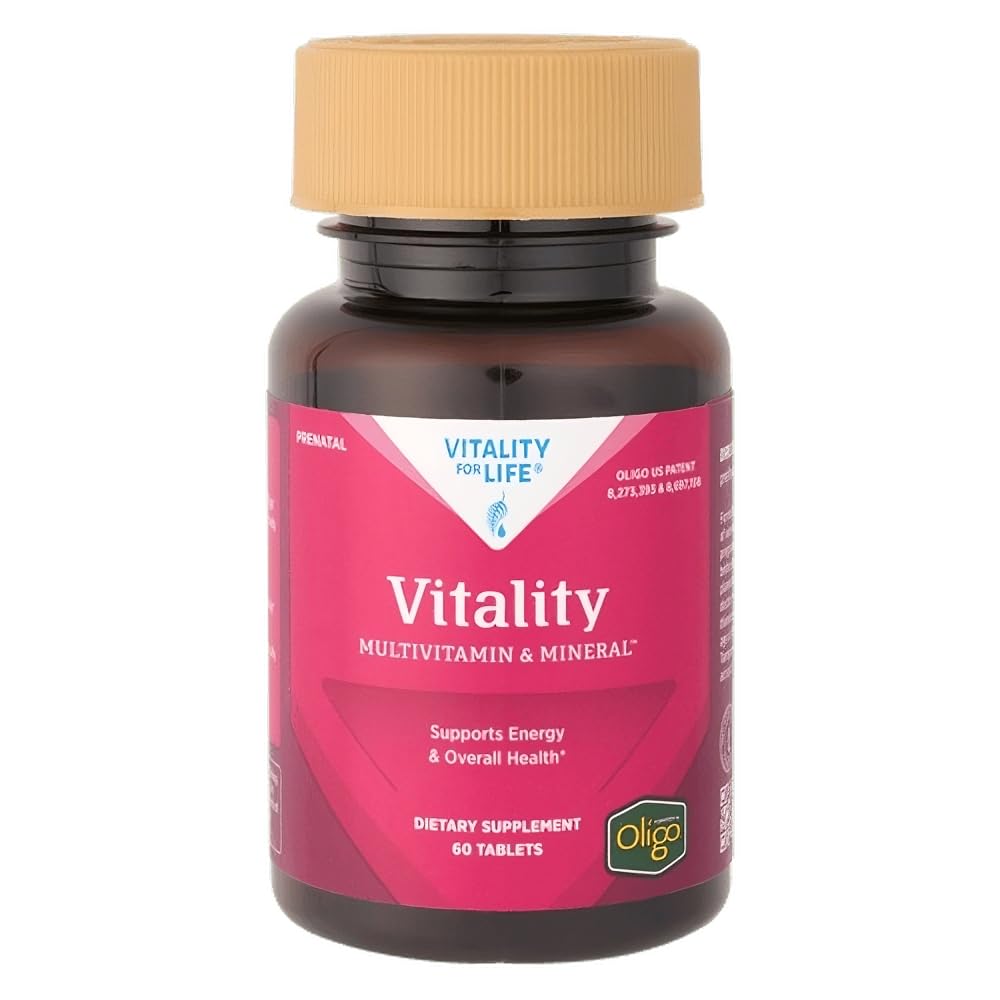 Melaleuca Multivitamin和矿物产前补充剂(妇女),由Oligo(60块牌匾)提供动力——支持能源和全面保健