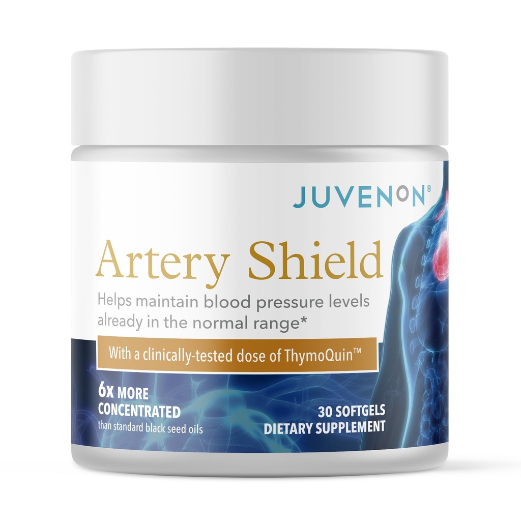 Juvenon 动脉盾牌 - 用黑种子油补充
