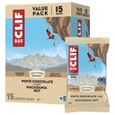 CLIF BAR - 能量蛋白棒 - 白色巧克力麦卡达米亚核糖体 - 用有机 Oats制造 - 能量棒 - 非GMO - (15包)