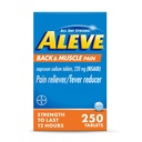 Aleve Back & Muscle 止痛药 Naproxen Sodium 药片、止痛药和减热药,250个