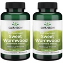 Swanson Sweet Wormwood - 可能促进GI Gut健康,微生物平衡和消化健康支持 - 青蒿素草药补充剂 - (90 Capsules,每包425 mg) 2 Pack