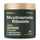 空气男孩 Liposomal Nicotinamide Riboside 900 mg, NAD 配有Resveratrol & Quercetin, 第三方测试, 抗衰老, 能源, 聚焦- 80 计数