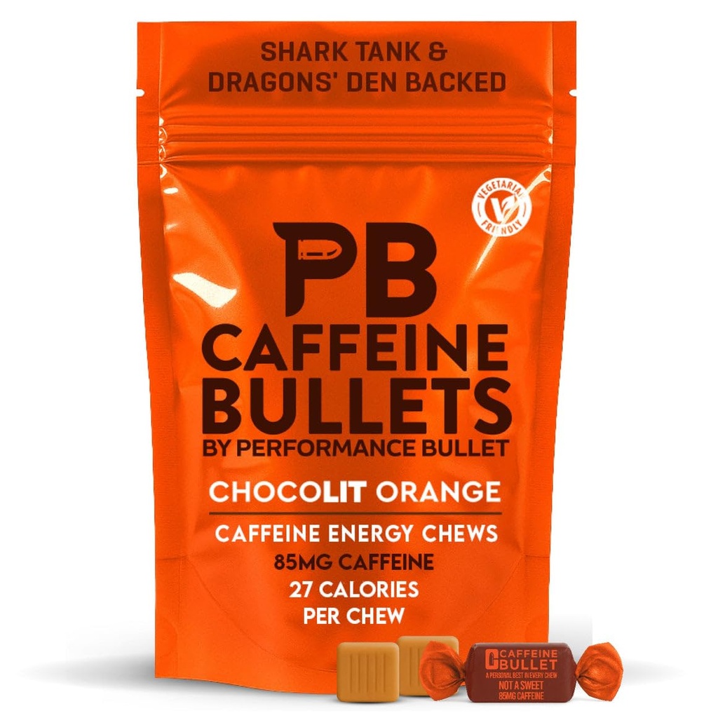 (原始内容存档于2018-09-27). Cafeine Bullet Energy Chews - Cocolone Orange. 16 * 85mg - 更快踢过药丸,Gels & Gum. Sport Science for Running, Cycling, Gaming. 工作前耐力的脚步