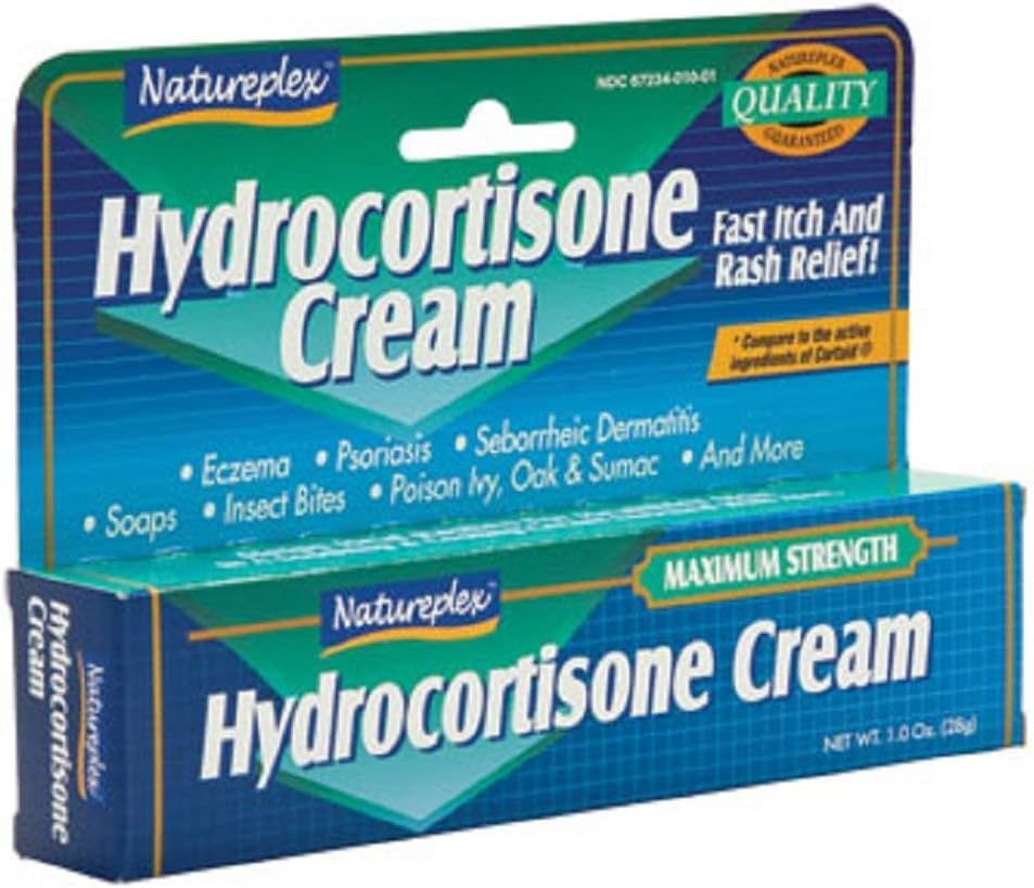 Natexplex Hydrocortisone 1% 奶油, 1 oz, 6 管包