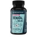 Freshfield Pretain Vegan Omega 3 DHA:可持续,卡拉盖南自由,第三方测试,可压缩瓶,碳中性. 支持心、脑、联合保健