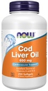 Now Foods Supplements, Cod Liver Oil 650 mg,极佳维生素A和D-3的来源,250软胶