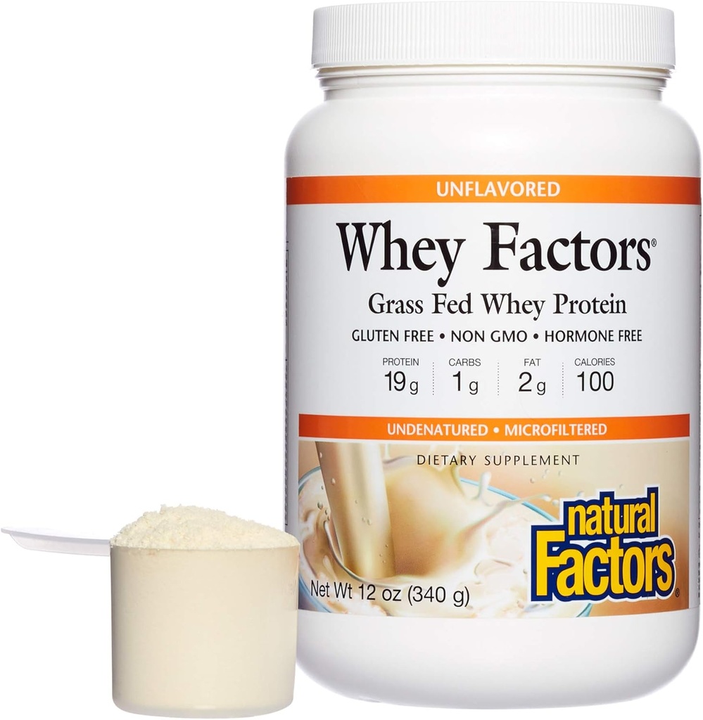 由自然因素构成的Whey因子、草药Whey蛋白集中、Aids Muscle Development 和Immune健康, 12 Oz