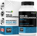 更新 Ashwagandha KSM-66 补充500MG 与黑辣椒为高级吸收服务 -- -- 重点和混合支持增加能源和睡眠援助 -- -- 加拿大制造 -- -- 120卡普尔