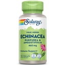 SOLARAY Echinacea Angustifolia & Purpurea 根, Veg 盖帽 (Btl-Plastic) 460mg | 100ct
