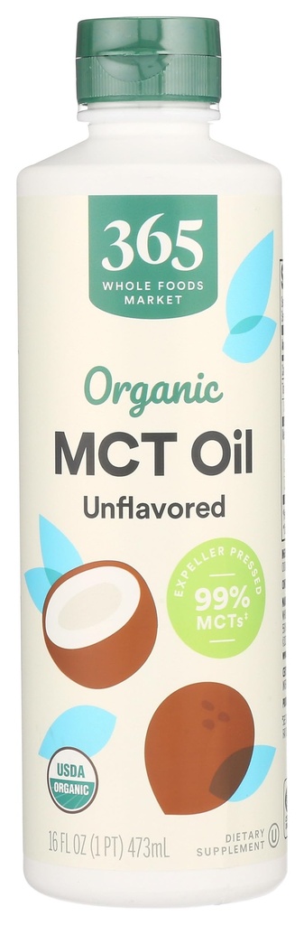365 由全美食品市场,MCT Oil, 16 Fl Oz公司销售