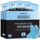 在眼补丁(8对)下, Hyaluronic Acid Eye Masks for Dark Circles Puffy Eyes Underey Bags, Collagen Eye Patches for 皱纹和水合物, 皮肤护理礼物给她