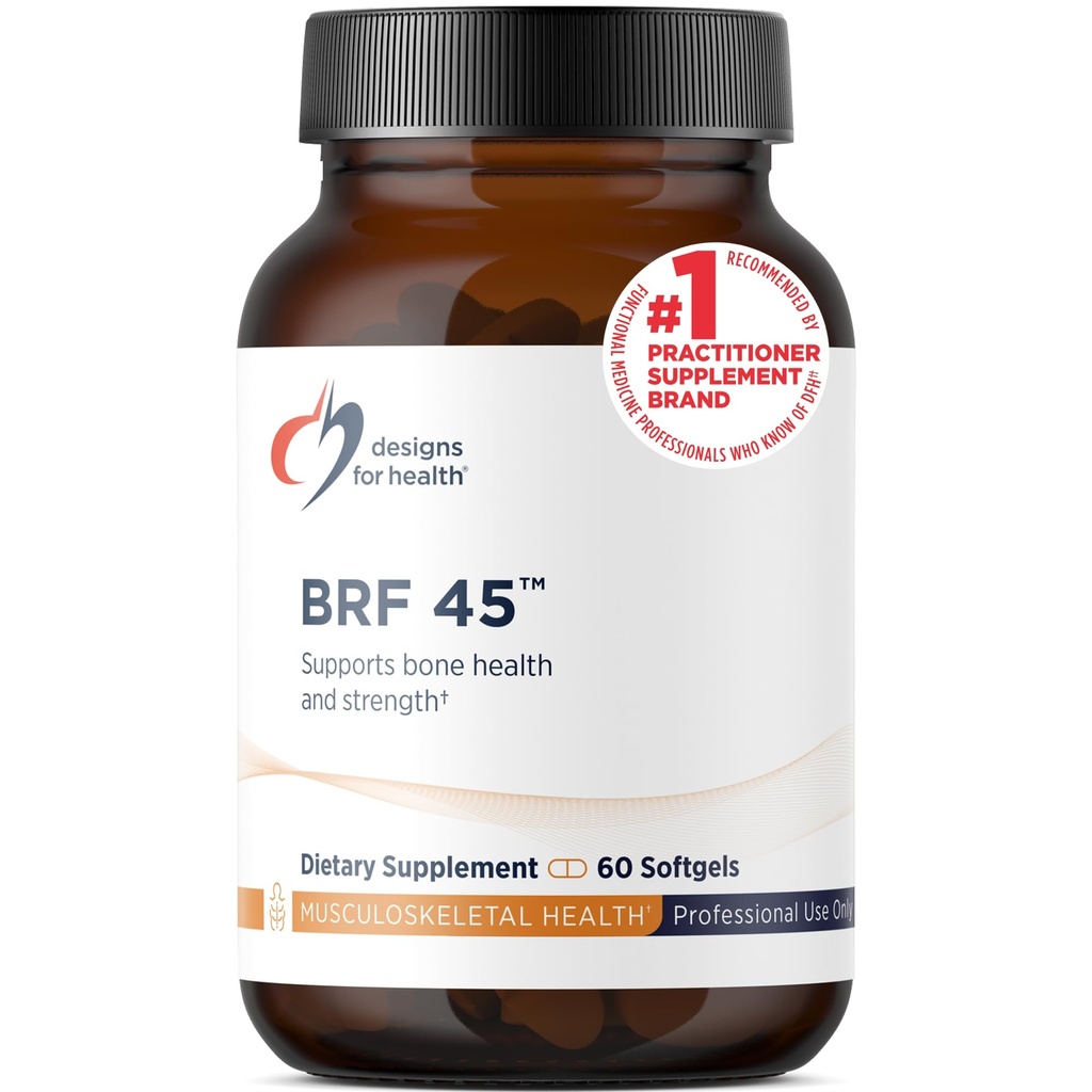 健康BRF 45 - 维生素K1 + 维生素K2作为MK-4的设计,以促进骨强,健康老化+动脉健康 - 2种维生素K + GG 援助维生素K2 MK4 生产(60软胶)