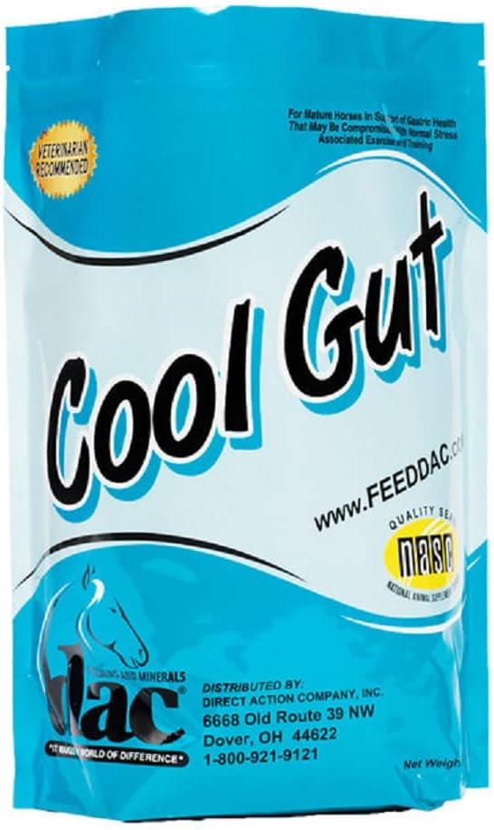 DAC Cool Gut 5 lb Mature Horse 支持胃胃pH 健康碗层 补充