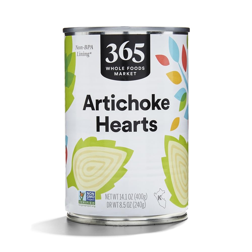 365 由全美食品市场,Artichoke Hearts, 14.1 Ounce公司制作