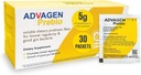 ADVAGEN, Prebio Fiber Supplement Powder Unflororated - 溶性Pibiofiber 粉末,在Go Packets上不受欢迎,非转基因生物支持古特健康,为女性男性提供布局和便秘救济 30名服务者