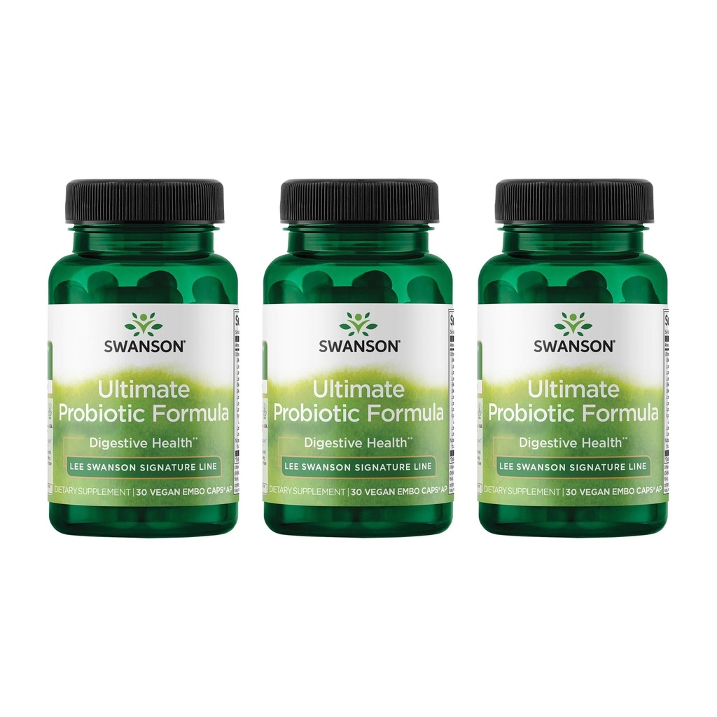 Swanson 绝生配方 消化健康免疫系统支助 66亿 CPU Prebiotic NutraFlora scFOS 30 Dracps Vegie Capsules (Caps)(3包)