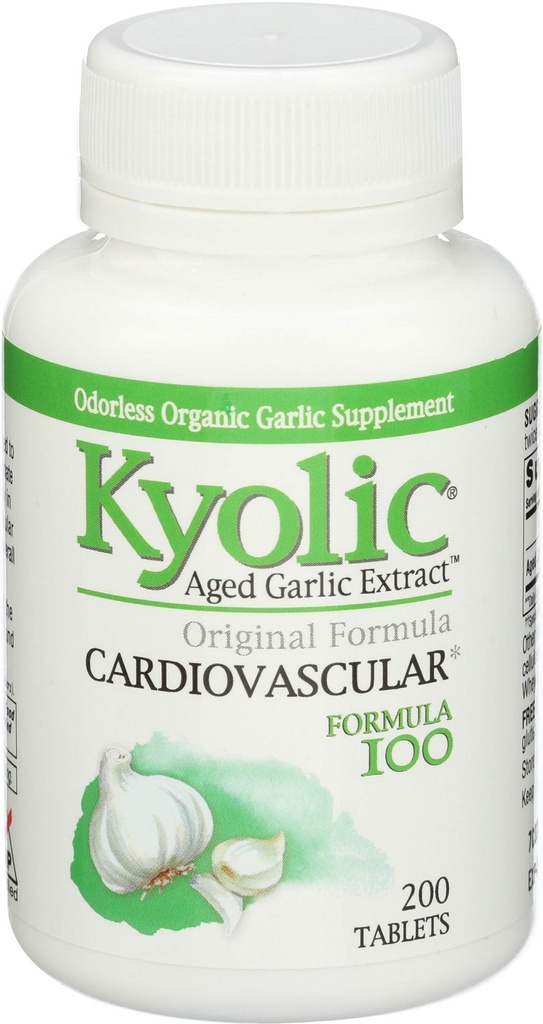 Kyolic Formula 100 Original Formula - 200 Tablets