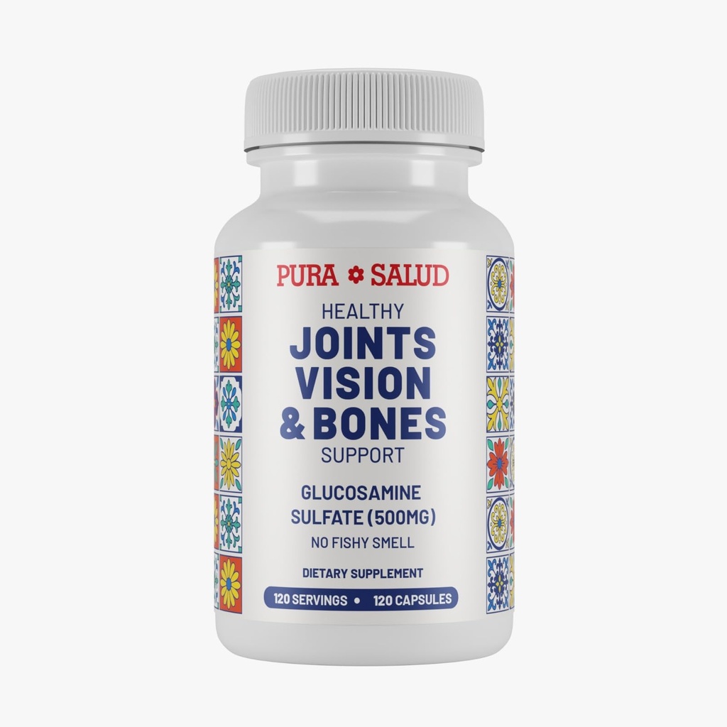 Basic Brands Pura Salud Pureflex Glucosamine 硫酸盐500mg, 120 counters (Pack of 1) 硫酸盐