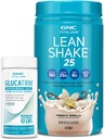 GNC 总计 利恩·格卢卡特里姆 - 120 Capsules(60名服务员) + GNC 总计 利恩·沙克 25蛋白粉 → 高保质餐替换 握风 16名服务员