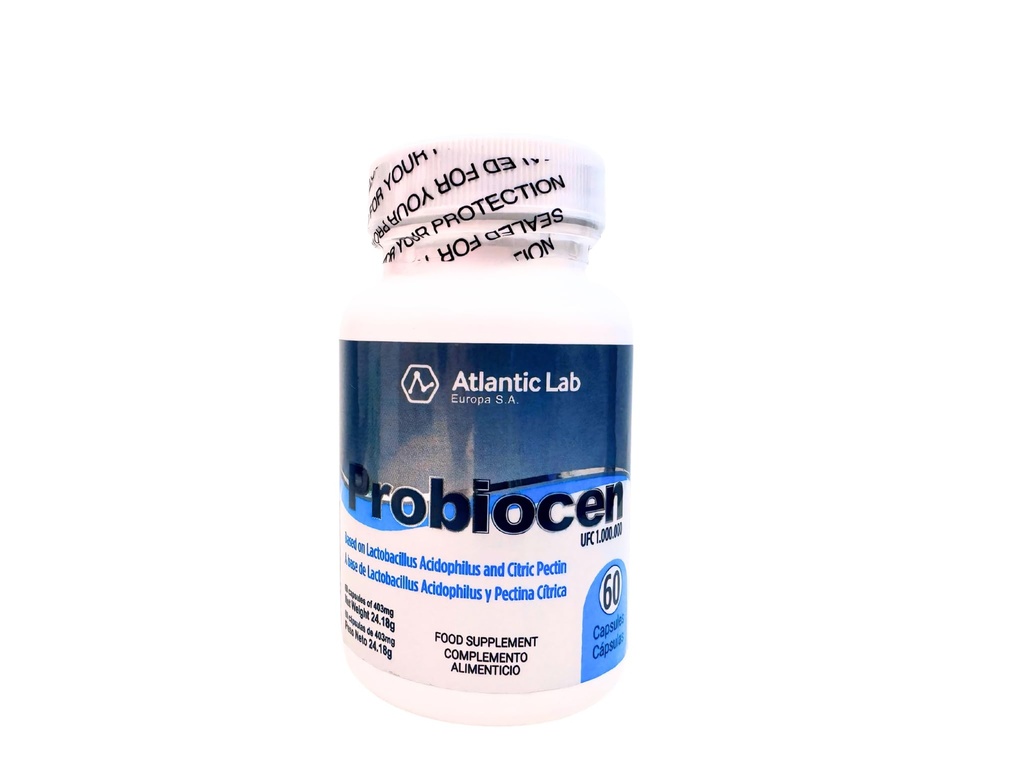 Probiocen® Gut Guarian - 酸性杆菌 1-00,000 CMU. 60 Capsules.