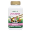 NatusPlus 动物游行 金多维塔明儿童菜谱 - 西瓜 Flavor - 120 动物形状片,包装 2 - 维生素 D3, K2 & Probiotics - Vegan, Gluten Free - 120 总服务