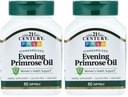 21世纪晚报 Primrose Oil Softgels, 60 Counter (Pack of 2).