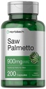 Horbaach Saw Palmetto 解析 | 900mg | 200 Capsules | Non-GMO 和 Gluten 自由公式 |传统草药补充 | Saw Palmetto Berries