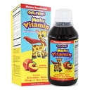 GirafKids 液态多维敏用于儿童年龄 4+, 8oz - 日用生物素的儿童维生素,维生素A,B复合物,叶酸,Omega-3 & Beta Glucan - 儿童成长和能源的饮食补充剂