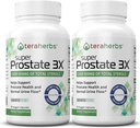 Tera Herbs 超级前列腺 3X - Bladder Control, Hormone 平衡与支持 扩展前列腺 和 频繁 Urination - 男性前列腺 / Beta Sitosterol 而不是 Saw Palmetto (2 Pack)