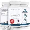 Westin Childs博士 基本T2 - T2 甲状腺素支持补充剂 生物-同位素 3,5 Diiodo-l-Thyronine for Hypothyroidism,桥本氏,Thyroidectomy & Rai, Non GMO, 60天供应
