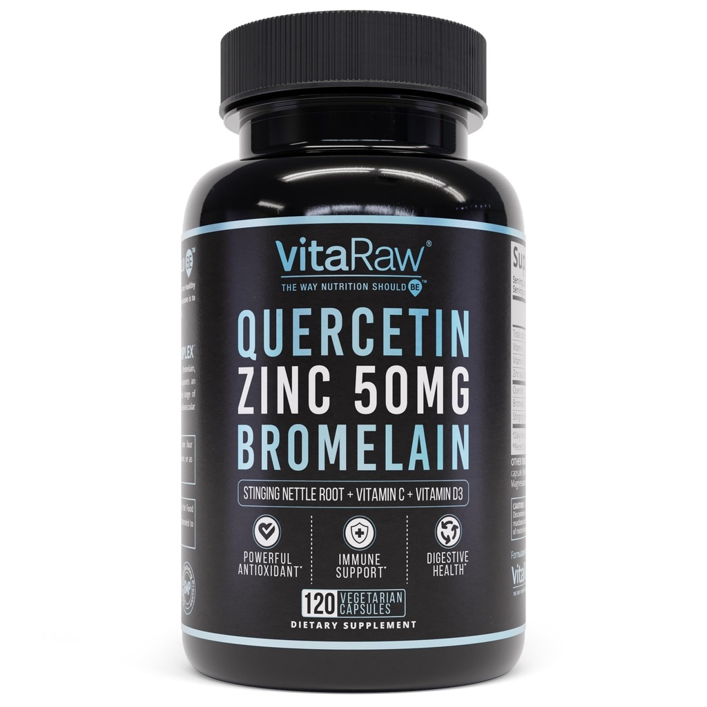 与Bromelain 500mg Capsules、支持免疫反应、联合安慰、和整体健康-维生素C、锌50mg、和维生素D35000 IU-豁免健康药丸