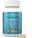 Fish-Oil Omega3-EPA DHA - 补充Burpless-Softgels - 120 Capsules 1440 mg / service mini Signal 健康心脏支持脂肪酸补充剂 帮助维持健康的三重脂水平