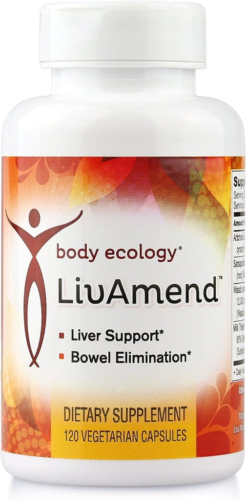 身体生态学 LivAmend → Liver 补充 → 牛奶 硝酸盐和蒿酸盐 → 健康肝脏中的艾滋 以及改善Bowel消毒 → 120 蔬菜计数