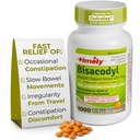 及时的Laxative Bisacodyl 5mg 平板药 - 为便秘提供兴奋剂 快速代理和Gentle - 为成年人提供过夜便秘救济 - 1 000平板药