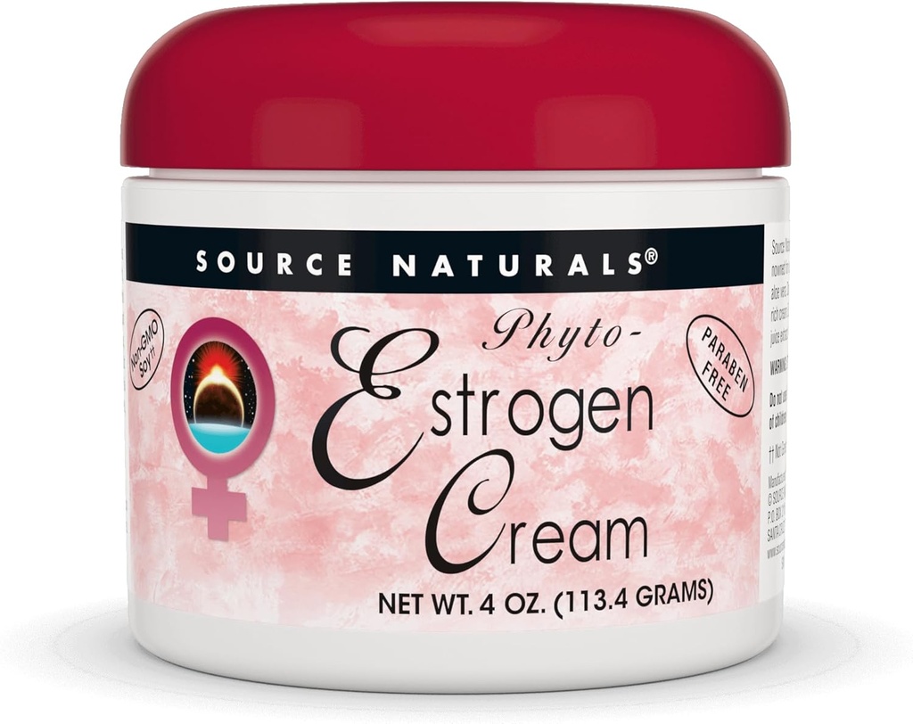 原生植物-雌激素Cream,Paraben-Free - 4 oz Cream
