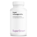 SuperSmart Super Ashwagandha 每日600mg (Patented) - KSM-66 Ashwagandha - 高概率 5% Withanolides QQ Non-GMO & Gluten Free - 120 蔬菜笼盖