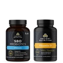 古营养 SBO Probiotics Capsules, Ultimate, 60 Counter + 维生素 D Capsules, 90 Caps