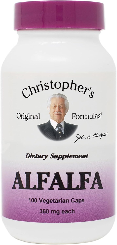 克里斯托弗的原始福尔摩斯单草药 Alfalfa 100 VEGIC