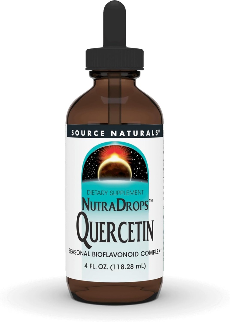 (原始内容存档于2019-09-21). Source Naturals NutraDrops Quercetin, Seasonal Bioflavoiond Complex * - 4 oz).