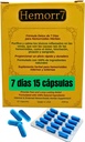 出血7: 7日 15日 卡普苏莱 15日 草原出血解毒方程式 Fórmula Herbal para desintorior las hemorroides Durante 7 días