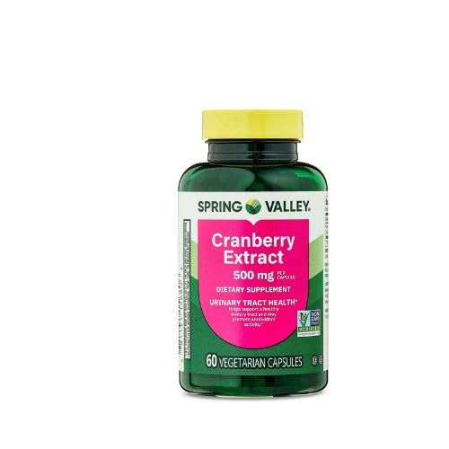 春谷 Cranberry 提取蔬菜 Capetarian Capsules, 500 mg, 60 count + Dri Store 粘贴.