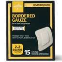 Medline Bordered Gauze, 2"×2" 粘着岛的伤痕穿戴,Sterile, 15 Counter