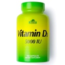 ALFA VITAMINS 维生素 D3 1000 IU 补充品,支持免疫健康,钙吸收,健康骨骼和合金,日常健康膳食补充品,非转基因生物,Gluten Free,100 Capsules