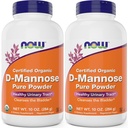 Now Foods Prure,有机D-Mannose 10 oz Powder (Pack of 2) - Bladder cleanse and Urinary Tracts 健康补编 - 非GMO - Vegan Friendly - 2000 mg/每服2克