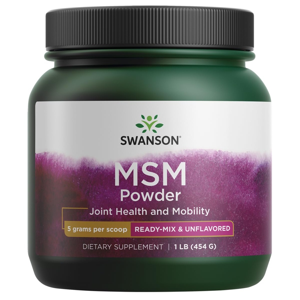 Swanson Msm Powder 1 lb(454克) Pwdr